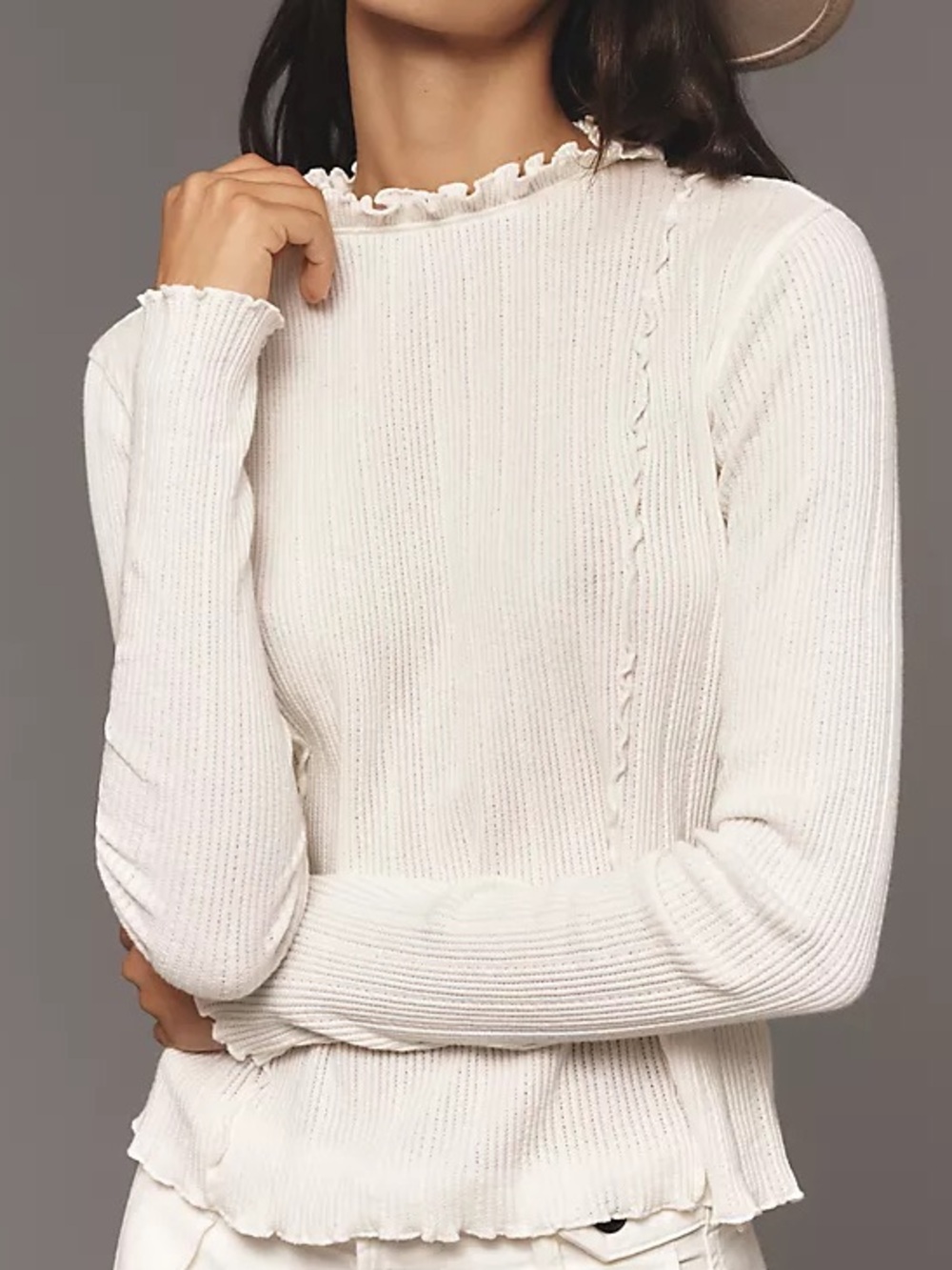 Nation LTD Gizelle Long Sleeve Top Small